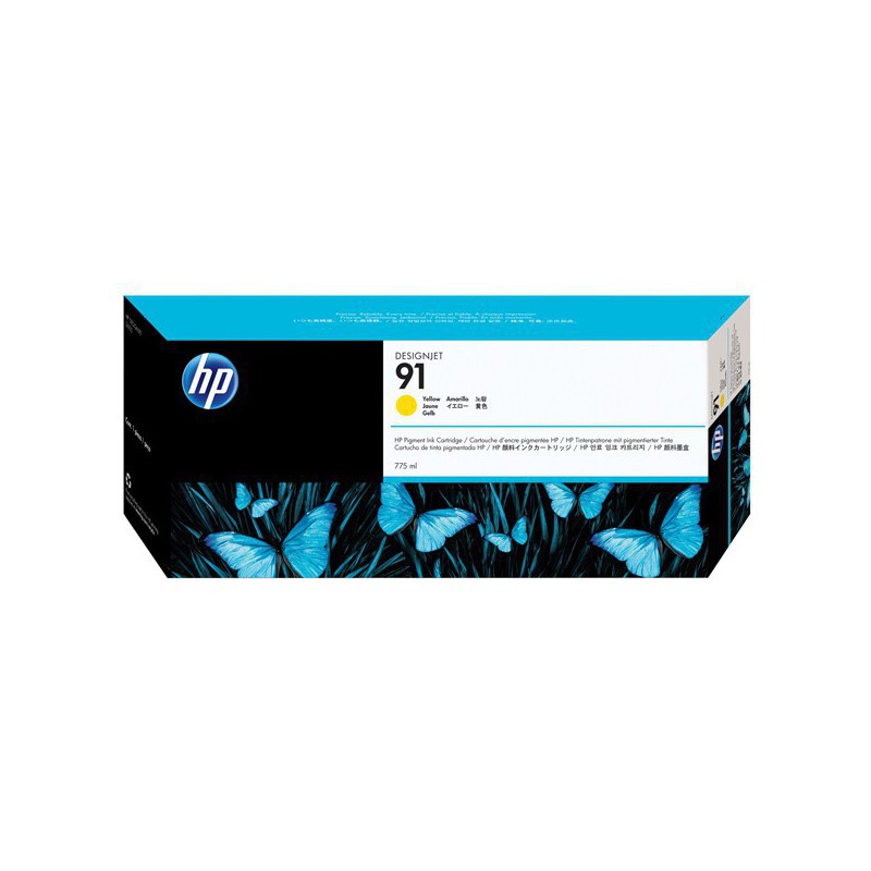 INK JET HP ORIG.C9469  Nº 91 YELLOW 775ML
