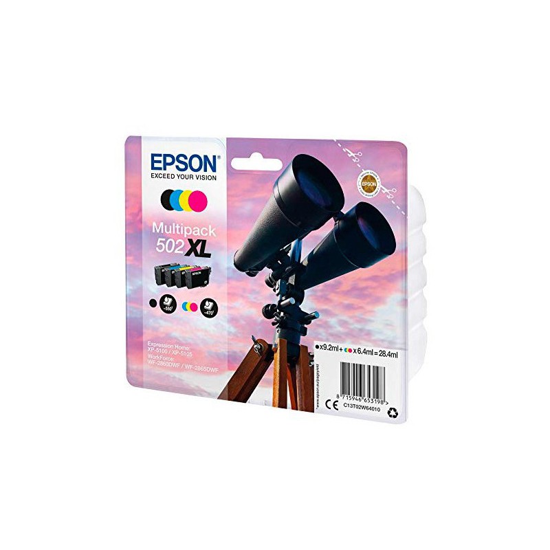 INK JET EPSON ORIG. C13T02W640 502XL MULTIPACK 4 COLORES