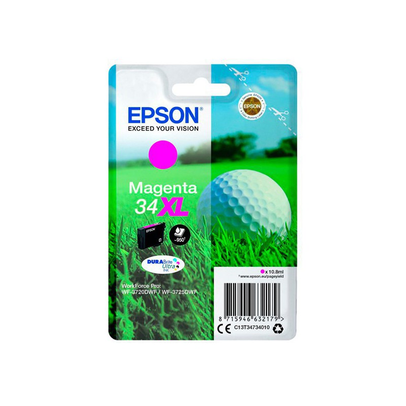 INK JET EPSON ORIG.C13T34734010 MAGENTA 34XL