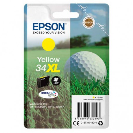 INK JET EPSON ORIG.C13T34744010 AMARILLO 34XL