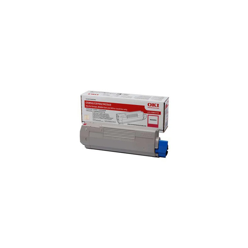 TONER OKI ORIG. C5850/5950 MAGENTA    6000 PA