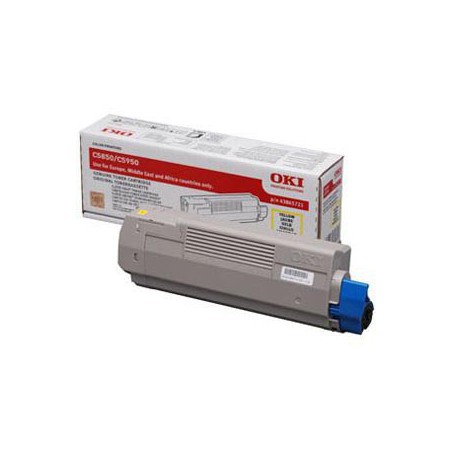 TONER OKI ORIG. C5850/5950 YELLOW  6000 PAG