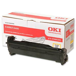 DRUM OKI ORIG. C3300/3400/3450 AMARILLO