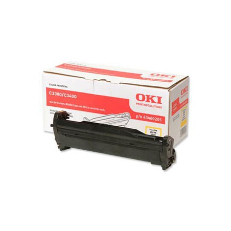 DRUM OKI ORIG. C3300/3400/3450 AMARILLO