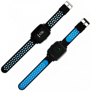 SMARTWATCH  BILLOW SPORT WATCH XS35 NEGRO/AZUL XS35BBL*