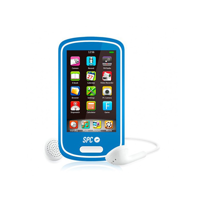 MP5 SPC TACTIL MUSICA Y VIDEO CAMARA 4GB MICRO SD 2.8" AZUL*