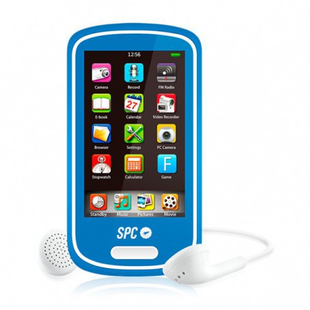 MP5 SPC TACTIL MUSICA Y VIDEO CAMARA 4GB MICRO SD 2.8" AZUL*