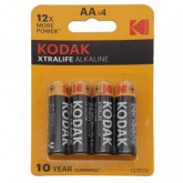 PILAS ALCALINAS KODAK XTRALIFE AA LR6  PAQ 4
