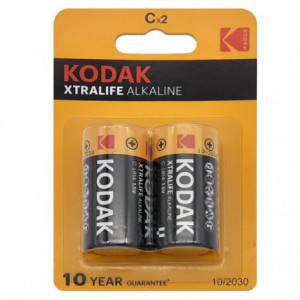 PILAS ALCALINAS KODAK XTRALIFE C LR14  PAQ 2