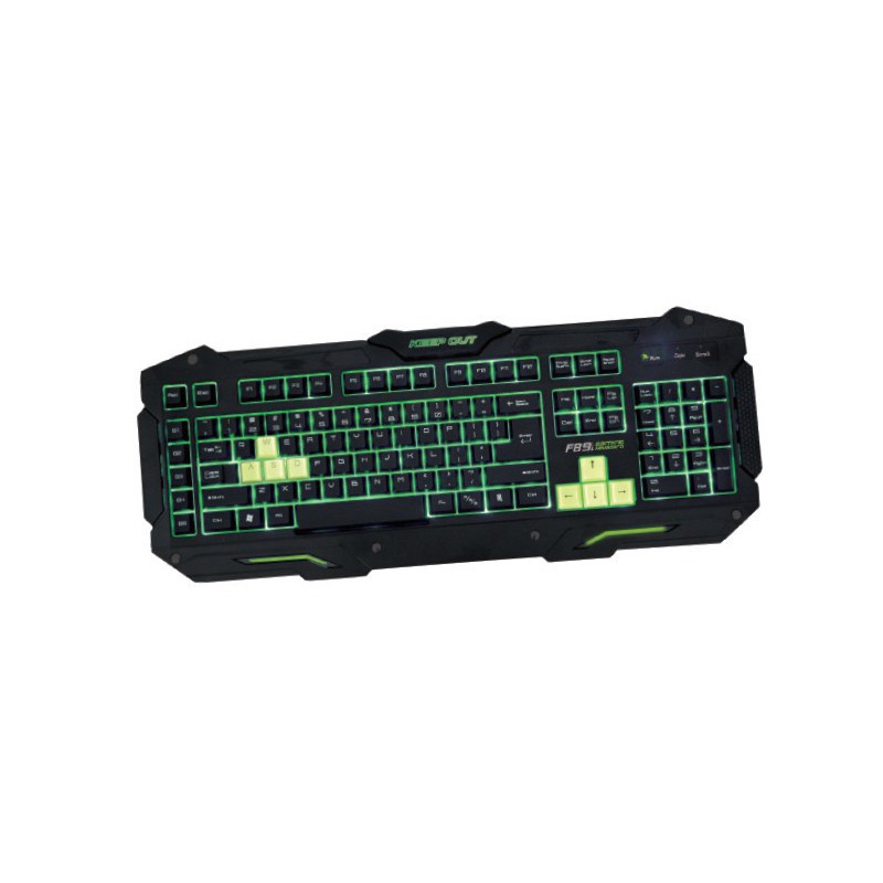 TECLADO KEEP OUT GAMING 3 PROF / 8 KEYS F89S*