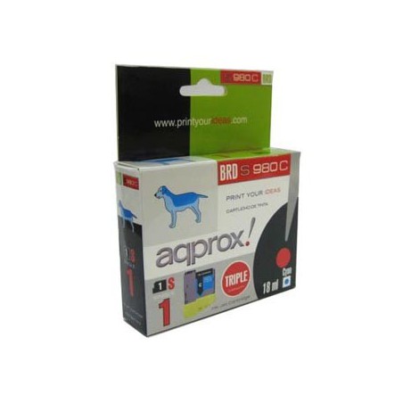 INK JET COMP BROTHER LC980C/LC1100C/LC985C CIAN