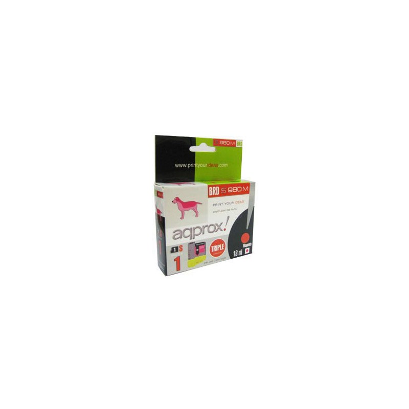 INK JET COMP BROTHER LC980M/LC1100M/LC985M MAGENTA