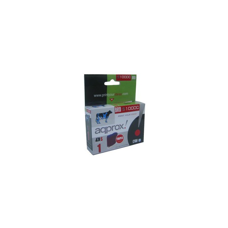 INK JET COMP BROTHER LC1000CV2 CYAN 