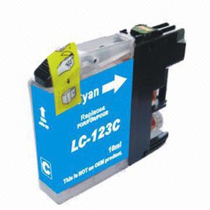 INK JET COMP BROTHER LC123C CYAN 