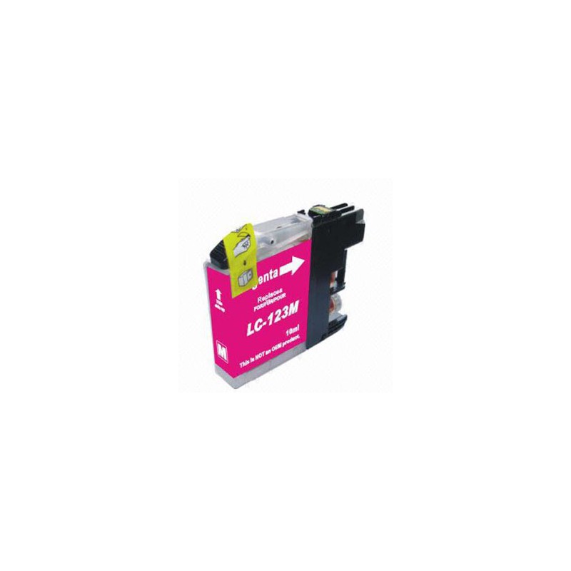 INK JET COMP BROTHER LC123M MAGENTA 