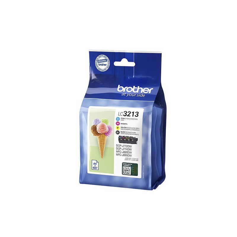 PACK INK JET BROTHER ORIG LC3213VAL MFCJ890DW/MFCJ895DW