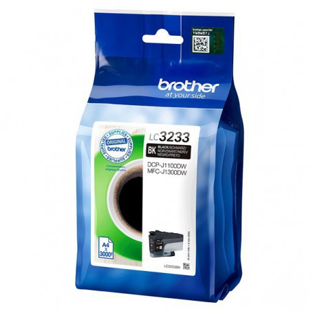 INK JET BROTHER ORIG LC3233BK DCPJ1100DW/MFCJ1300DW