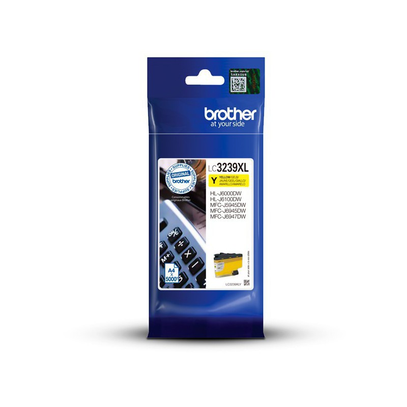 INK JET BROTHER ORIG LC3239XLY HL6000DW/ MFCJ5945DW