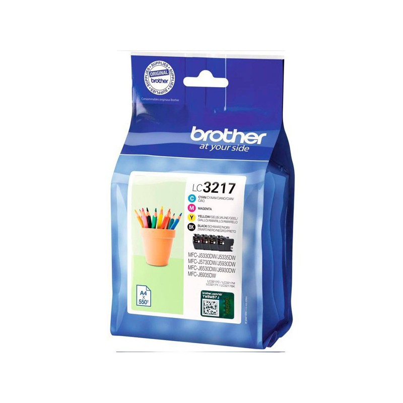 PACK INK JET BROTHER ORIG LC3217VAL MFCJ6530DW/FCJ6930DW