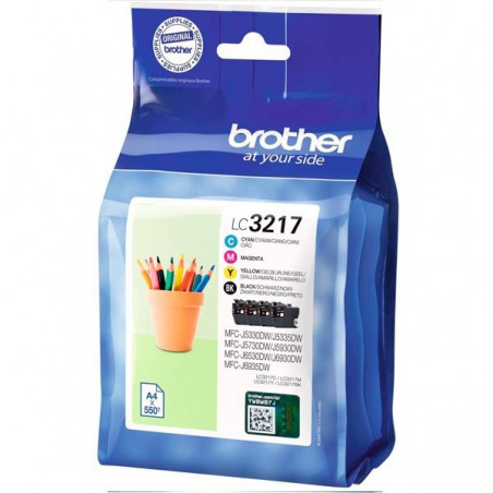 PACK INK JET BROTHER ORIG LC3217VAL MFCJ6530DW/FCJ6930DW