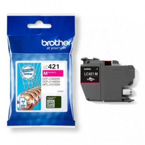 INK JET BROTHER ORIG LC421M HASTA 200 PAG.