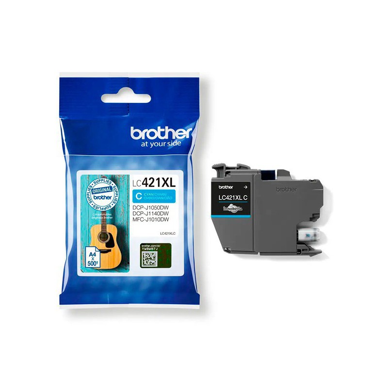 INK JET BROTHER ORIG LC421XLC HASTA 500 PAG.