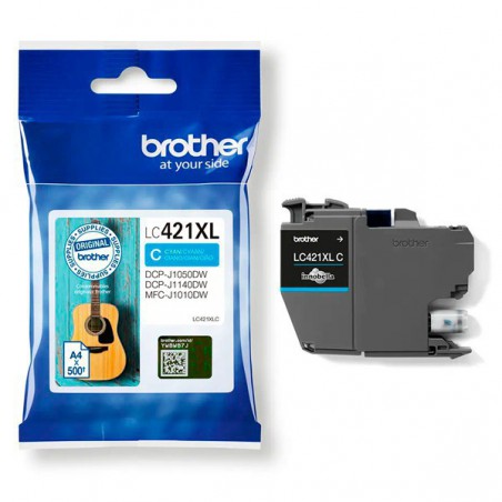 INK JET BROTHER ORIG LC421XLC HASTA 500 PAG.