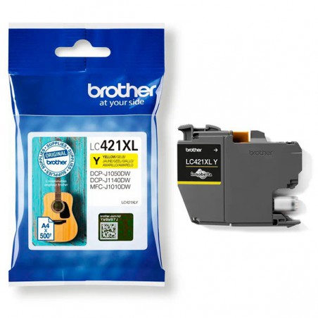 INK JET BROTHER ORIG LC421XLY HASTA 500 PAG.