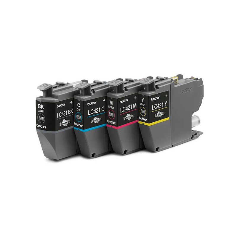 PACK INK JET BROTHER ORIG LC421XLVAL HASTA 500 PAG.