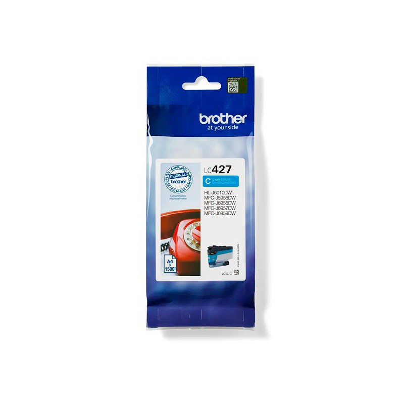 INK JET BROTHER ORIG LC427C HASTA 1.500 PAG. CYAN