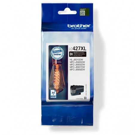 INK JET BROTHER ORIG. LC427XLBK HASTA 6.000 PAG. NEGRO
