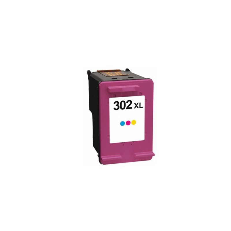 INK JET COMP PARA USO HP 302XLC COLOR 