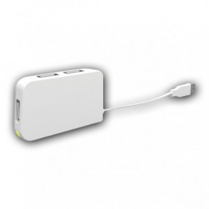 HUB APPROX TRAVEL 4 PORT USB BLANCO  APPHT4W*
