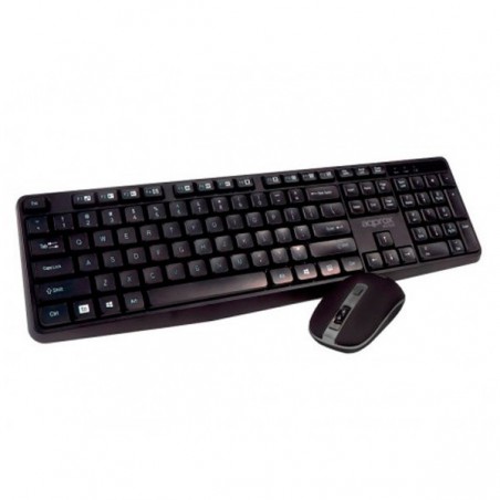 TECLADO+ RATON APPROX WIRELESS APPMX335  NEGRO