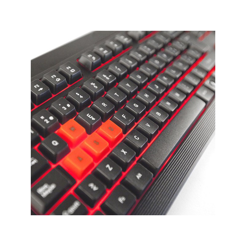 TECLADO APPROX GAME WIRED NEGRO/ROJO RETROILUM.APPBLIZZARD*