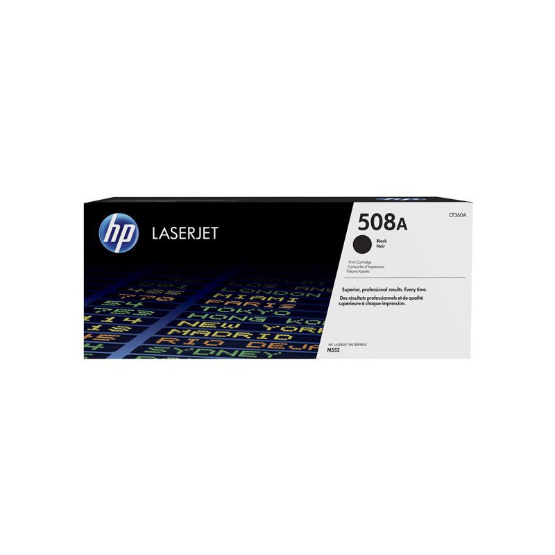 TONER HP ORIG. CF360A 508A NEGRO 6.000 PAG