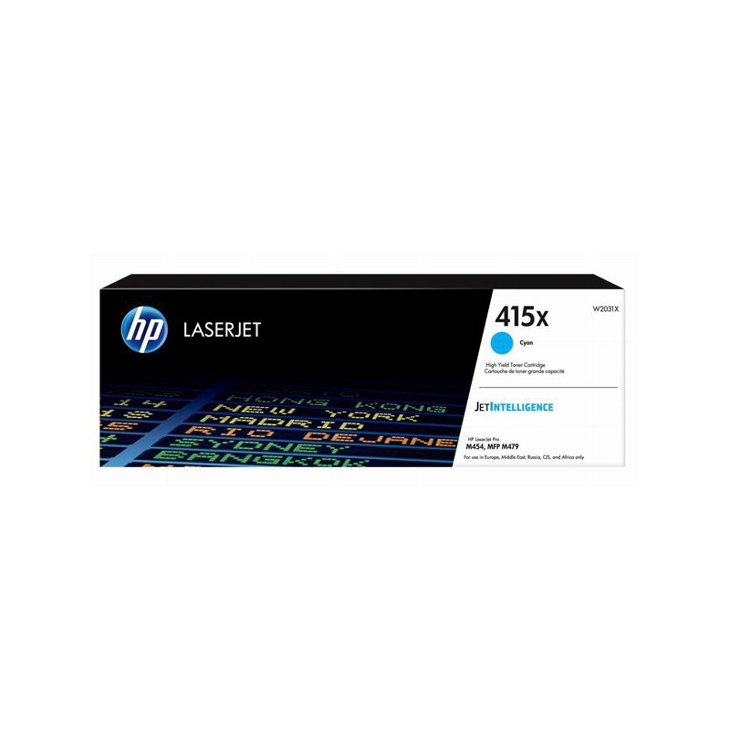 TONER HP ORIG.W2031X   Nº415X CYAN