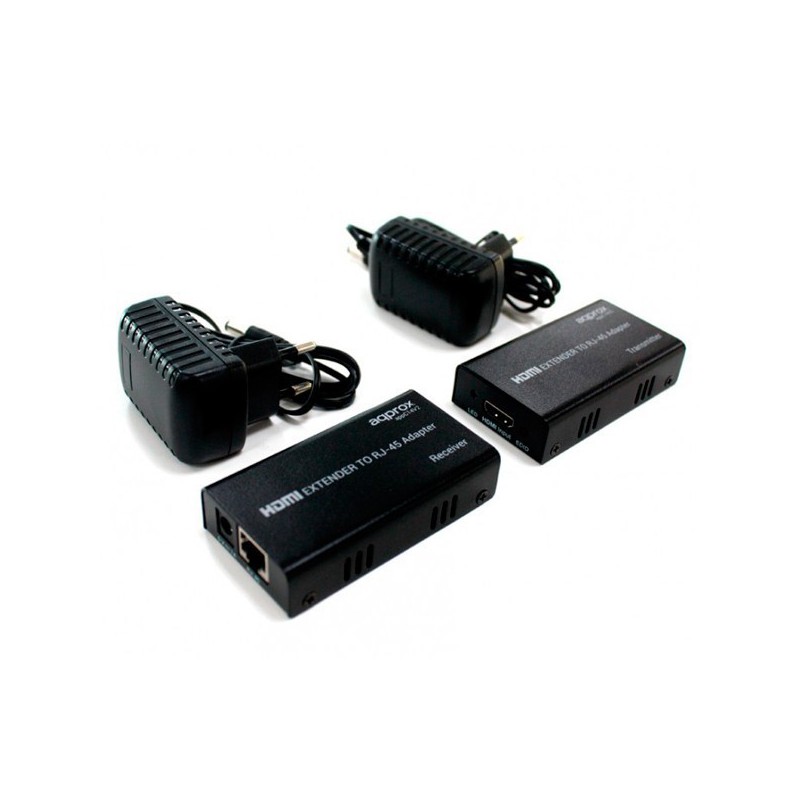 *ADAPTADOR APPROX HDMI - RJ45 EXTENDER HASTA 50MTR. APPC14V2