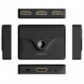 SWITCH APPROX HDMI 3 PUERTOS  REMOTE CONTROL4K/30HZ APPC29V3