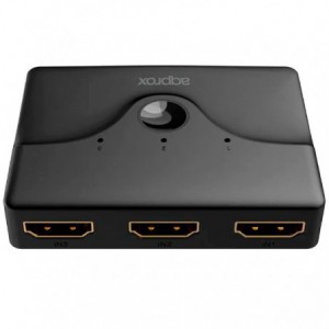SWITCH APPROX HDMI 3 PUERTOS  REMOTE CONTROL4K/30HZ APPC29V3