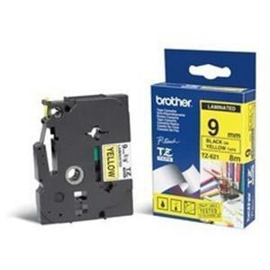 CINTA BROTHER ORIG.TZ631/E AMARIL/NEGRA  12MM
