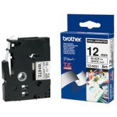 CINTA BROTHER ORIG.TZN231/E BLANCO/NEGRO 12MM