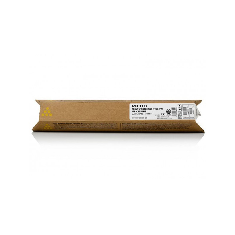 TONER RICOH ORG.MPC2551HE AMARILLO 9500PAG