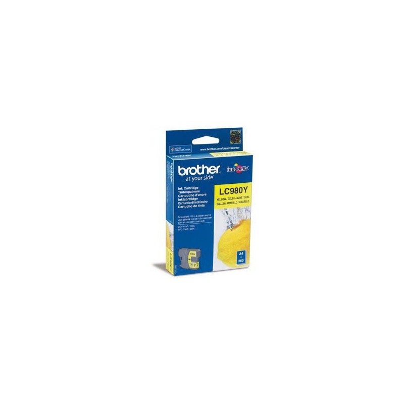 INK JET BROTHER ORIG LC980YBP DCP197/195C