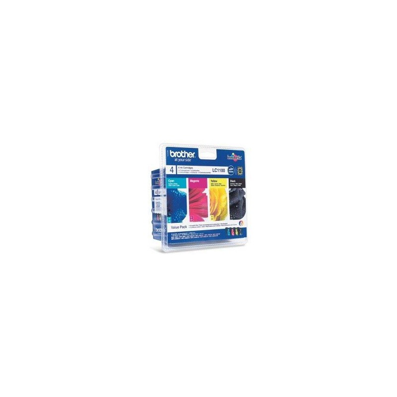 PACK INK JET BROTHER ORIG LC1100VALBP