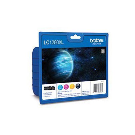 PACK INK JET BROTHER ORIG LC1280XLVALBP