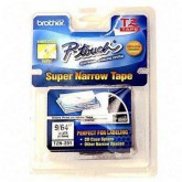 CINTA BROTHER ORIG.TZEN201 BLANCO/NEGRO 3.5 MM