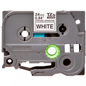 CINTA BROTHER AUTOLAMINADA ORIG.TZESL251 NEG./BLANCO 24MM 8M