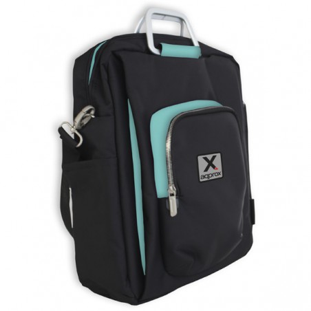 MALETIN APPROX15.6"CON COMPARTIMENTO APPNBST15BBL(NEG/AZUL)*