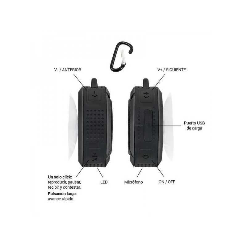 ALTAVOCES APPROX WATERPROOF BLACK APPSPWPB*